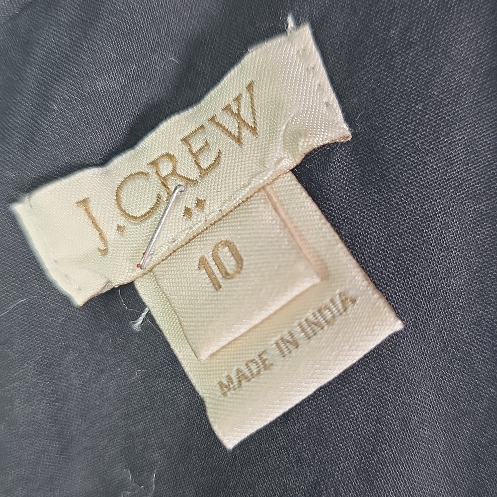 J. Crew Black Pebble Textured Dress - Picture 4 of 5